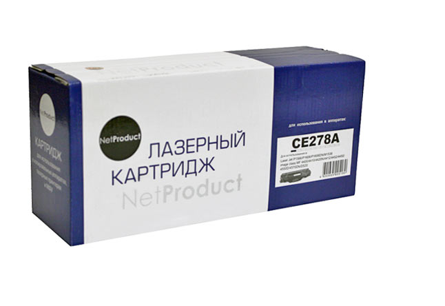 Картридж NetProduct (N-CE278A) Картридж NetProduct (N-CE278A) для HP LJ Pro P1566/P1606dn/M1536dnf, 2,1K