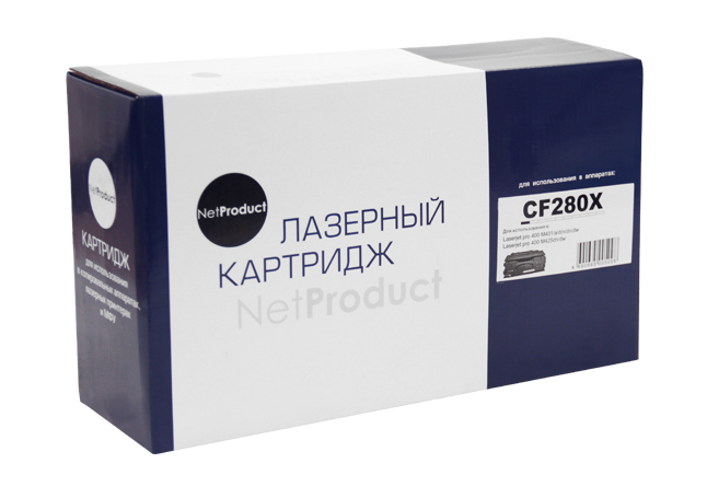 Картридж NetProduct (N-CF280X) Картридж NetProduct (N-CF280X) для HP LJ Pro 400 M401/Pro 400 MFP M425, 6,9K