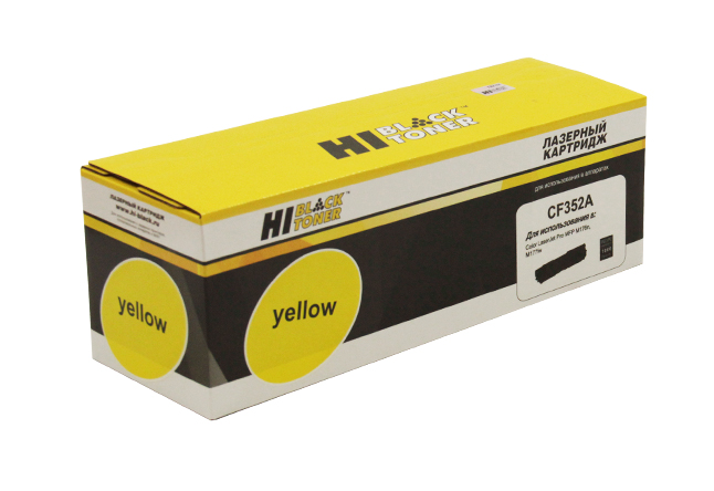 Тонер-картридж Hi-Black (HB-CF352A) для HP CLJ Pro MFP M176N:M177FW, Y, 1K Тонер-картридж Hi-Black (HB-CF352A) для HP CLJ Pro MFP M176N/M177FW, Y, 1K