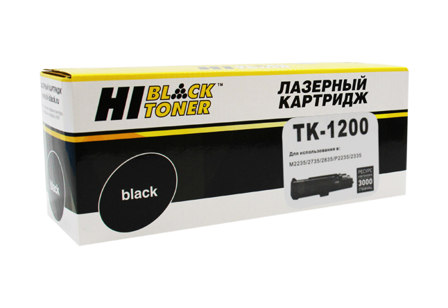 Тонер-картридж Hi-Black (HB-TK-1200) для Kyocera M2235:2735:2835:P2335, 3K Тонер-картридж Hi-Black (HB-TK-1200) для Kyocera M2235/2735/2835/P2335, 3K
