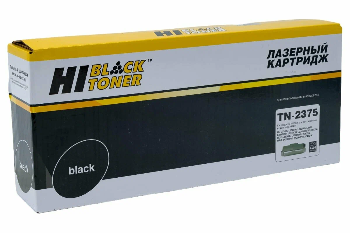 Тонер-картридж Hi-Black (HB-TN-2375:TN-2335) Тонер-картридж Hi-Black (HB-TN-2375/TN-2335) для Brother HL-L2300/2305/2320/2340/2360,2,6K