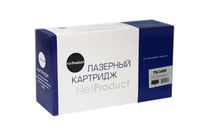 Тонер-картридж NetProduct (N-TN-3480) Тонер-картридж NetProduct (N-TN-3480) для Brother HL-L5000D/5100DN/5200DW, 8K